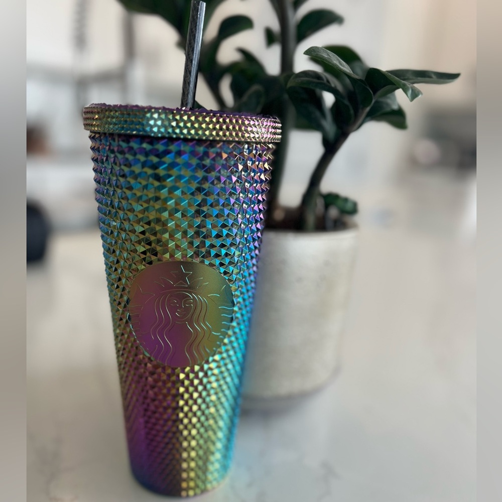Starbucks oil slick cup